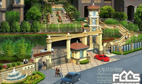 南宁凤景湾·商铺正面效果图