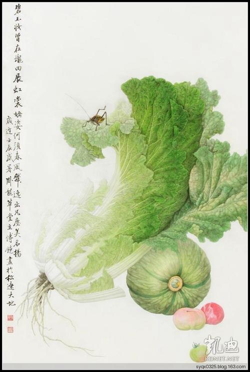 52 工笔画--傅饶