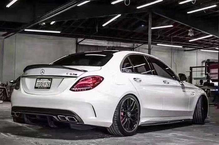 benz奔驰w205 c200 c400 c63专用改装psm款式碳纤维尾翼