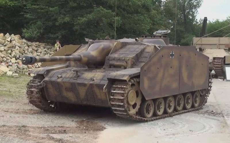 iii号突击炮可动近距离拍摄