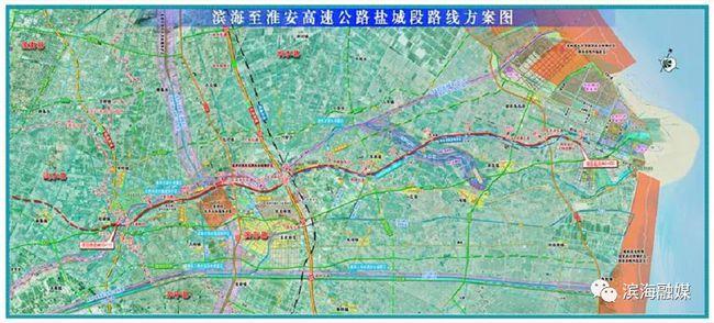 滨海至淮安高速公路盐城段最新进展