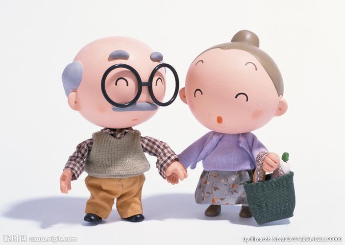 老人卡通形象图片