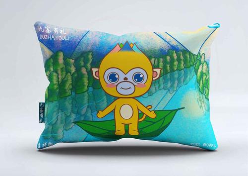 ip吉祥物九寨沟