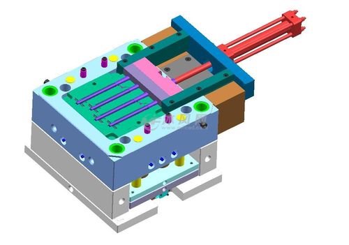 螺杆-超长抽芯模具设计