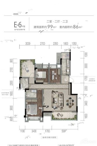 万腾御景城e-6户型