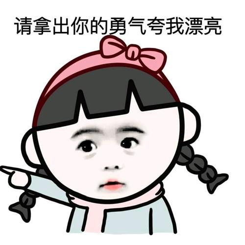 请拿出你的勇气夸我漂亮