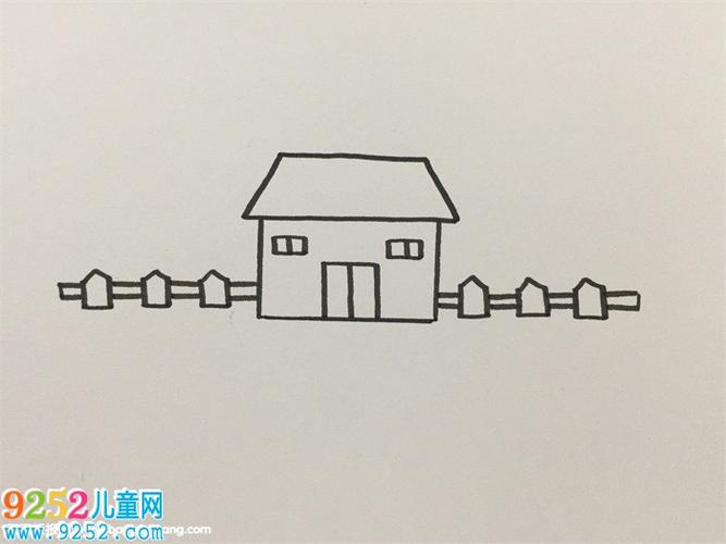 美丽的乡村怎么画? 大自然简笔画