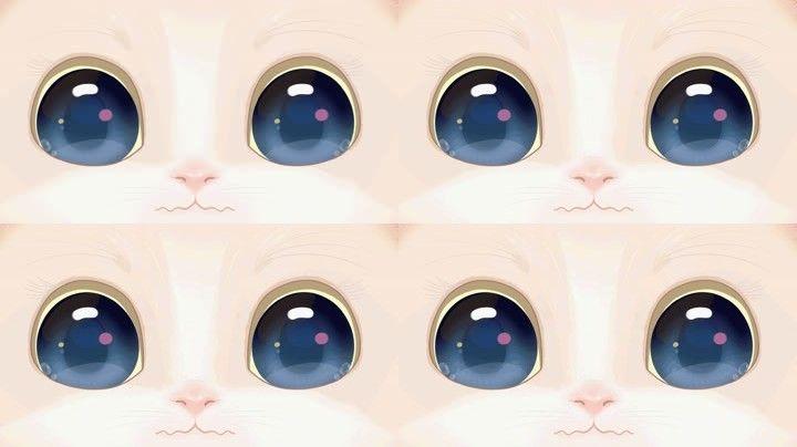 mg小猫眼睛卡通可爱萌系小猫