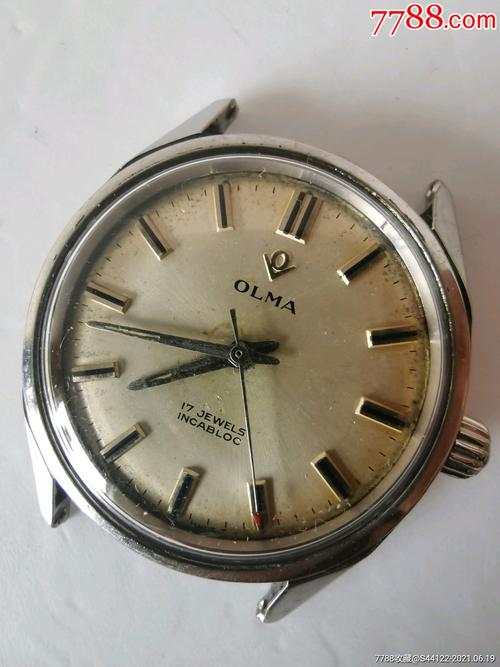 稀少瑞士奥尔马男式上弦手表-价格:50.0000元-au-手表