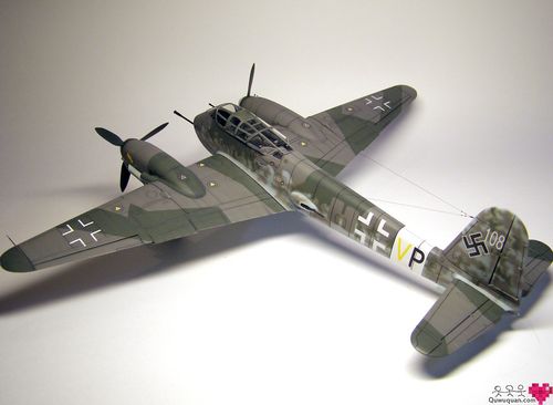 梅塞施密特me410b2u4重型战斗机mengmodel