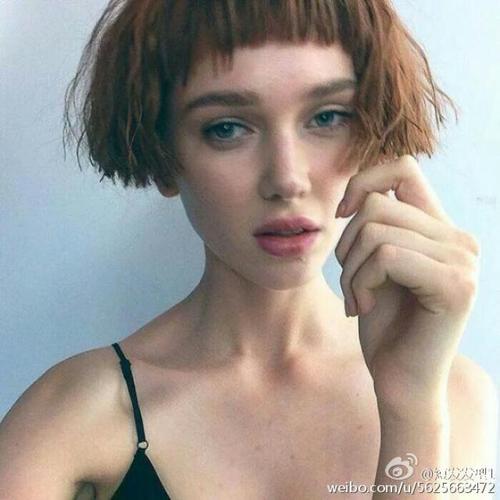 欧美特辑#最近超火的二次元短刘海配上齐耳短发 美爆了