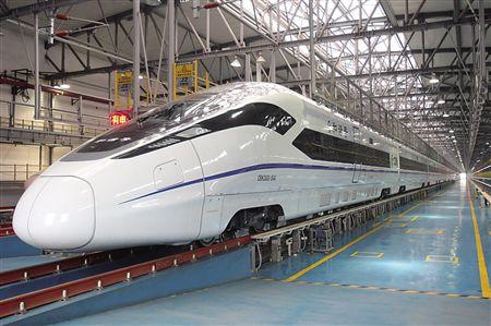 12月26日"万灵古镇号"crh380d型动车带你一起感受速度与激情