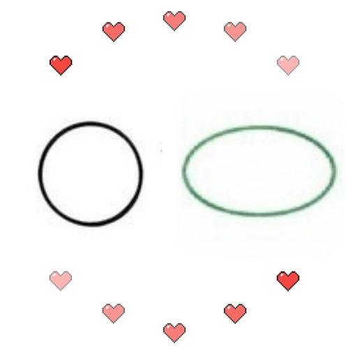 能发现生活中像圆形和椭圆形的物品.