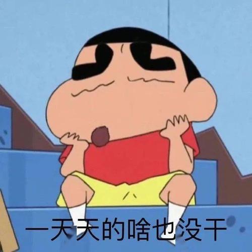 蜡笔小新表情包我只想睡觉
