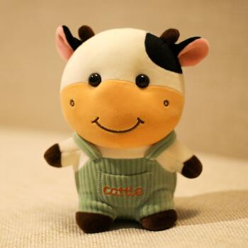 可爱小牛公仔布娃娃软玩偶生日礼物儿童女生床上抱睡觉毛绒玩具京闪