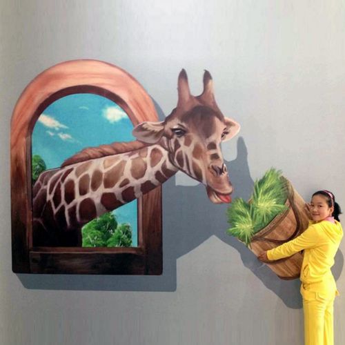 北京3d墙画墙贴3d画立体画3d画展3d画馆街头立体画3d绘画彩绘手绘