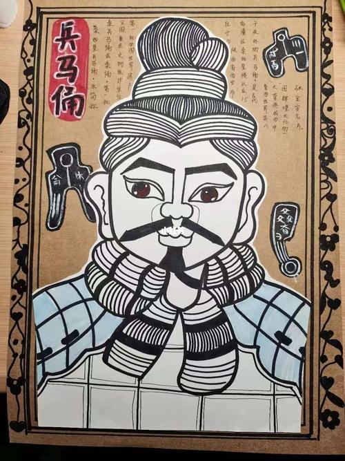 中小班课程  | 兵马俑_创意美术_少儿创意美术_人文