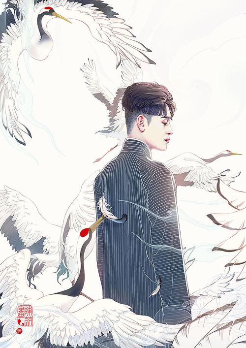 小辫儿张云雷|插画|商业插画|一喵吉 - 原创作品