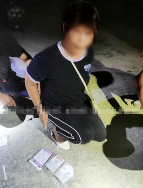 落网的女毒贩谢某