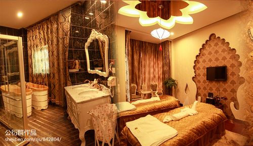 男士spa会馆设计效果图 – 设计本装修效果图