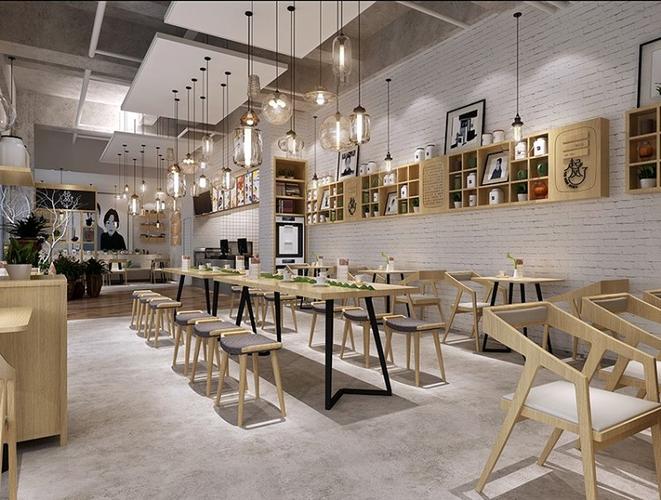 起风了轻食餐厅装修设计
