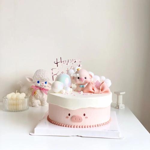 99属猪女宝宝蛋糕98_蛋糕_女宝宝_猪猪蛋糕_美食