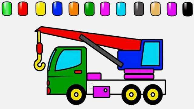 超级吊车简笔画集