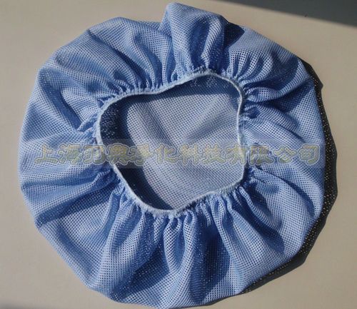 直销 蓝色发网帽 工作帽 网帽 防尘内帽 鸭舌帽 食品厂帽子