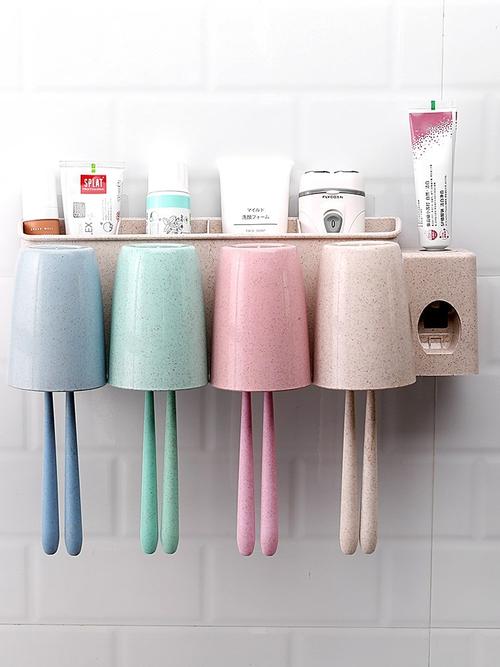 一折牙膏牙刷架牙具座放牙刷的架子