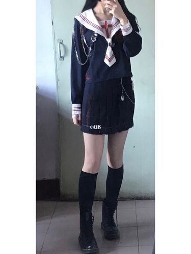去年的入坑不良jk_jk制服_不良jk_时尚_时尚其他