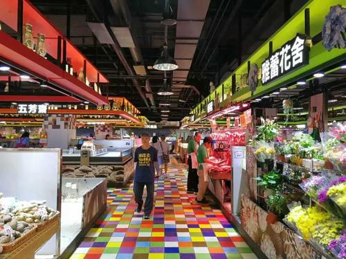 香港本湾市场: 本湾市场近两年来成为刚刚一大地标,本湾菜市以结合菜