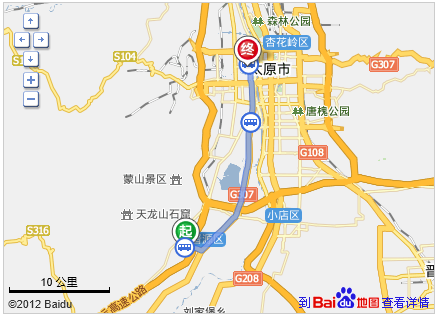 从太原晋祠公园乘坐几路公交车可到山西心血管病医院