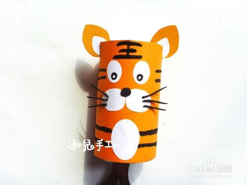 卫生纸筒手工制作老虎