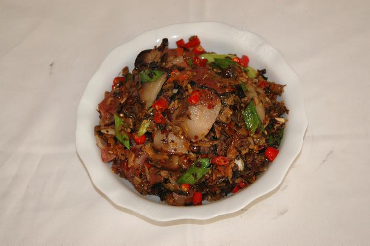 图品汇 设计元素 产品实物 坛子菜炒腊肉图片  坛子菜炒腊肉图片 炒菜