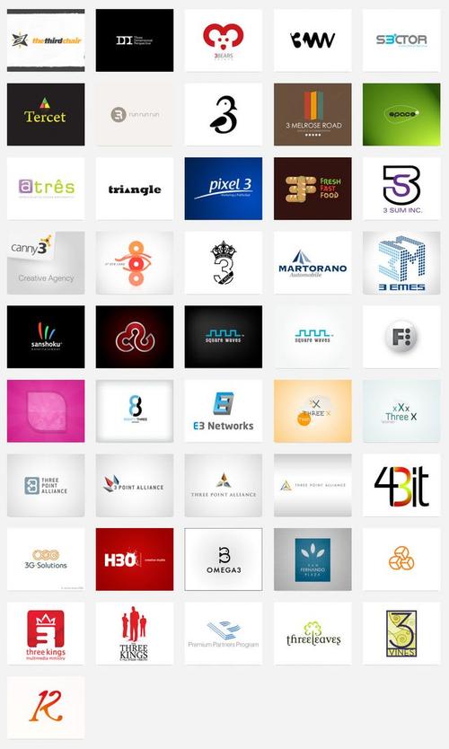 数字3的logo