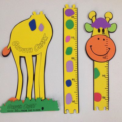 厂家特价包邮 卡通身高尺 儿童测量身高尺 长颈鹿量尺 成长尺定做