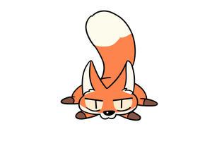 q版卡通鸵鸟简笔画