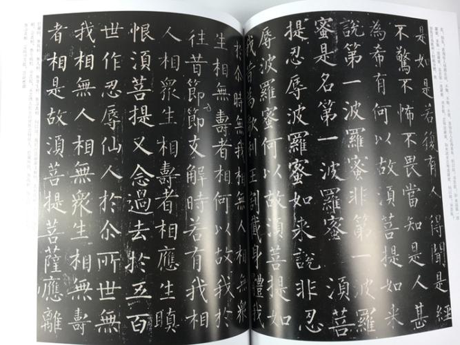 柳公权 历代名家书法经典书法经典 楷书金刚经 毛笔字帖 附繁体旁注