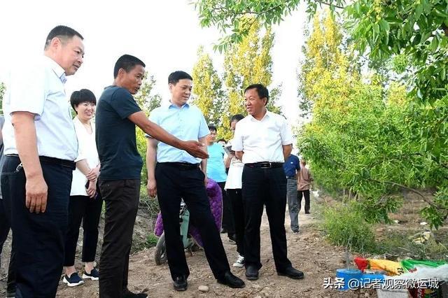 夏县县长王云调研引水灌溉工作