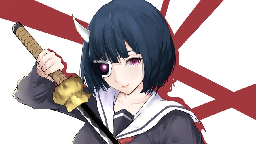 《武装少女》《全职高手》二次元美女动漫人物桌面壁纸