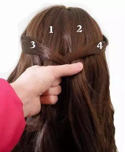 美发街简约鱼骨辫编发教程!