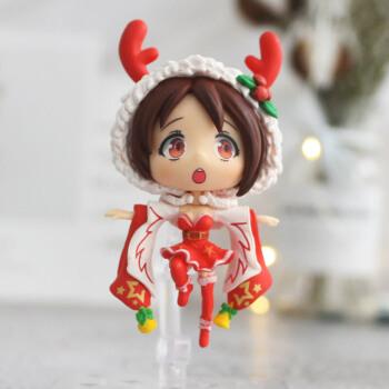 王者手办玩具模型圣诞貂蝉李白凤求凰瑶q版公仔游戏周边荣耀摆件圣诞