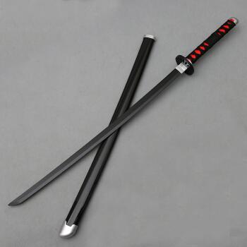 辉航睿盛鬼灭之刃日轮刀1米金属木制款动漫cos刀剑炭治郎周边玩具模型