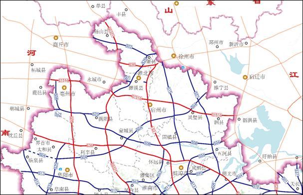 徐州至淮北至阜阳高速公路淮北宿州段工程