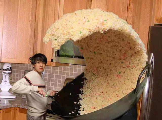 日本小伙一张奇葩炒饭的照,彻底点燃了网友们的笑点.