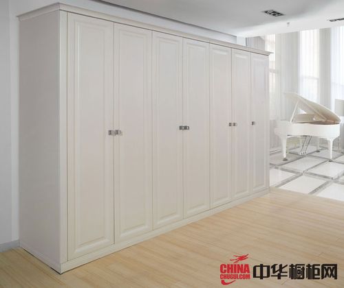 白色烤漆整体衣柜设计效果图 欧式风格柯拉尼衣柜图片欣赏
