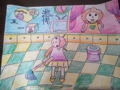 辛苦的妈妈,图片,儿童画教程-学笔画