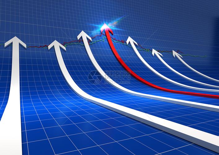 金融股票箭头背景