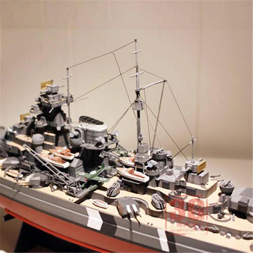 田宫舰船军舰模型 78013 二战德国俾斯麦号战列舰模型