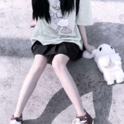 腿部头像女 下半身头像女生图片